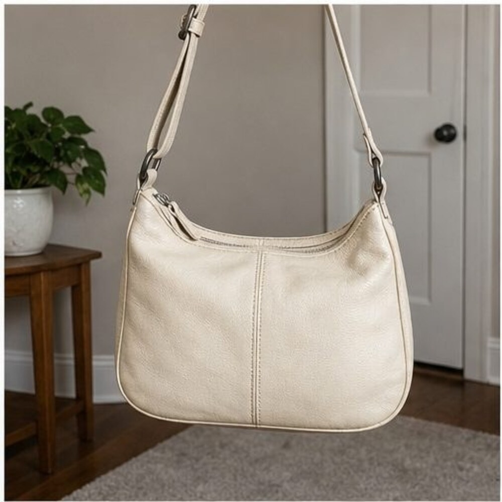 Stone Quilted Crossbody Bag